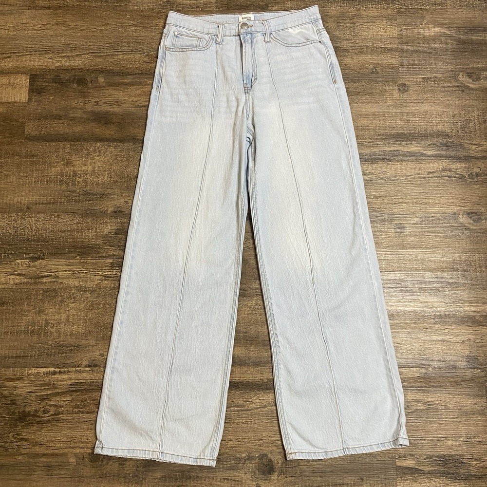 Kensie Jeans Women's 8 (29) Wide Leg 90's Revival Skater Minimalist Casual Chic - Picture 2 of 15